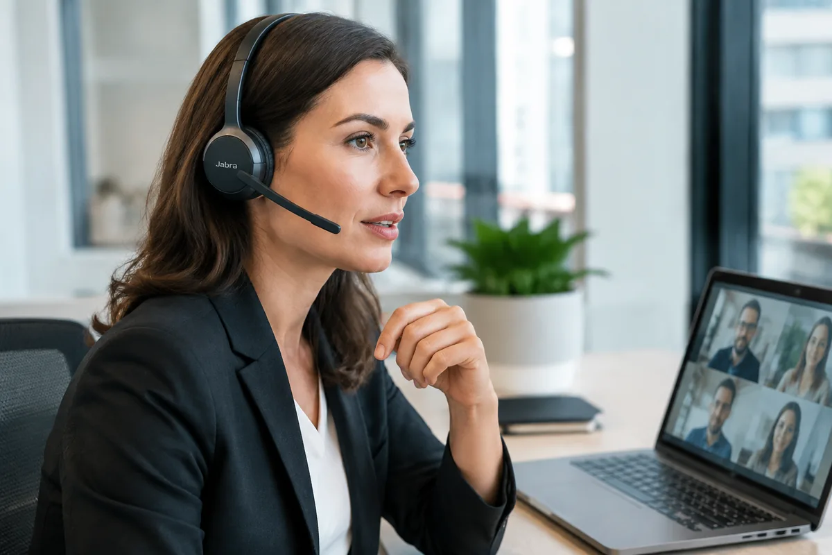 Casque Jabra avec un microphone inaudible en réunion : réglages et diagnostic